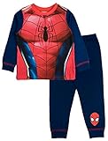 Spiderman Boys Novelty Dress Up Pyjamas 5-6 Years Red/Blue