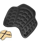 kinrguiyuez Motorcycle Seat Cushion | Foam Motorcycle Pillion Seat Pad - Breathable Cushion Shock-Absorbing Non-Slip Thick Ergonomic Support For Women Men