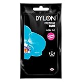DYLON Hand Dye, Fabric Dye Sachet for Clothes, Soft Furnishings and Projects, 50 g - Paradise Blue
