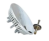 Whirlpool Bath pop up Waste Drain and Suction Cover - Chrome - 90mm with Brass Stopper - Koller