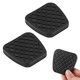 2x Brake And Clutch Pedal Pads Rubber Covers For Honda Civic Accord CR-V Jazz Acura FR-V Legend Prelude 46545SA5000 (Manual Vehicles)