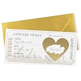 Concert Ticket Scratchcard Festival Scratch Card Gig Ticket Surprise Concert Ticket Reveal (One Ticket)