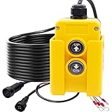 mxuteuk 4 Wire Dump Trailer Remote Control Switch 12V DC Trailer Up and Down Control Switch for Lift Gate Truck Tipper Trailer Hoist G018-4W