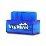 Veepeak Mini Bluetooth OBD II Scanner for Android (Incompatible with iOS), Car Wireless Check Engine Light Code Reader EOBD Diagnostic Scan Tool