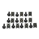 Motorcycle Screw parts Motorcycle Fairing Body Work Bolts Screws For H-ONDA CBR954RR CBR600RR CBR900RR CBR929RR CBR1000RR/FIREBLADE(Black- Silver)
