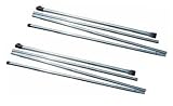 Sunncamp DT0052 Adjustable Rear Pad Poles for Awnings with Silver Steel Material