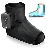 Comfytemp Cordless Foot Massager for Pain and Circulation, Portable Compression Boot Massage with Heat, Birthday Gifts for Dad Mom Men Women, Foot Warmer for Plantar Heel Pain, Ankle, Swelling(1 Pack)
