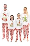 The Grinch Grinchmas Matching Family Christmas Long Pyjamas (11-12 Years) White