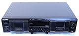 Sony TC-WE435/B Double Cassette Deck Black
