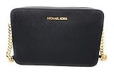 Michael Kors Jet Set Large East West Crossbody Black Saffiano