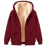 women's jackets, Hoodies for Women UK Fall Outfits Long Sleeve Zipped Up Cardigans Ladies Fashion Hoodies Casual Long Sweatshirt Jackets Zip up Hoodie with Pockets Red M