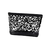VALICLUD Leopard Print Storage Bag Large Capacity Makeup Bag for Delicate Sundries and Brushes Travel Use