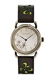 Kahuna Women's Quartz Watch with Gold Dial Analogue Display and Brown PU Strap KLS-0248L