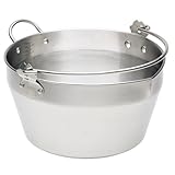 KitchenCraft Jam Pan, Home Made Maslin/Jam Pan for Induction Hob with Recipe in Gift Box, Stainless Steel, 9 litres, Silver