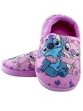 Disney Lilo And Stitch Slippers | Stitch And Angel Girls Slippers | Purple 10