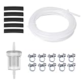 One Set Rubber Car Air Parking Heater Tube Durable Useful Diesel Heater Fuel Line Kit with Replacement Hose Clip Car Fuel Oil Heater Set for Original Equipment