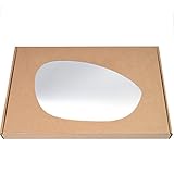 Less4spares Wing Mirror Glass Right Compatible with Fiat 500, 500c 2007-2020 STICK-ON Driver Off Side Convex