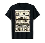 Mens Camper Wanted Motorhome Nature Funny Camping T-Shirt