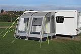Kampa Rally 260 Pearl Grey Awning with Alloy Frame