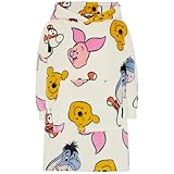 Disney Winnie the Pooh, Eeyore, Piglet & Tigger Oversized Wearable Blanket Hoodie - 3-4 Years 104cm Pink