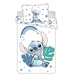 Jerry Fabrics Stitch Reversible Bed Linen 100 x 135 cm and Pillow Duvet Set | Rainbow Design | 100% Cotton | Cot Bed