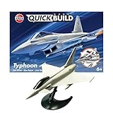 Airfix J6002 Eurofighter Typhoon Jet - Quick-Build Kit, Silver, 231 x 160 x 77 cm