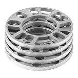 Laroal 4 Pack 10mm Wheel Spacers Alloy Aluminum Shims 4&5 Stud Universal Spacer 78mm Centre Bore 100mm-120mm PCD