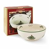 Spode Christmas Tree Serving Bowl, Ceramic, Multi-Colour