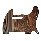 Dopro 8 Hole Tele Guitar 3D Printed plastic pickguard Scratch Plate for USA/Mexican FD Telecaster Wood Pattern