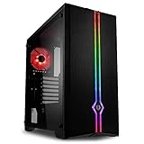 BITFENIX Saber TG Midi-Tower, Tempered Glass - schwarz