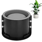 Osilifen Big Round Silicone Planter Mold, 7 Inch Large Round Concrete Molds for Cylinder Flower Pot Making, DIY Handcraft