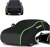 Car Cover Waterproof All Weather for for Ford Ranger Double Cab(542x197x188cm),Car Cover Outdoor,UV-Resistant,Windproof,Soft Lining, with Side Door Zipper and Storage Bag,Durable wn23