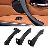 Jaronx Compatible with BMW 3 Series Door Handle E90/E91/E92/E93 2004-2011, 6PCS Left and Right Interior Door Pull Handle Replacement Set for BMW 318i,320i,323i,325i,328i,330i,335i(Black)