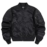 VOSMII Warm jacket Self Defense Jacket Anti cut Stab Resistant Slash Proof Bomber Jacket Body Protection Safety Clothing Bodyguard Civil Use Blouse (Color : Schwarz, Size : XXL)