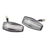 VIGORTHRIVE 2pcs Dynamic LED Sequential Indicator Repeater Lamp Transparent Lens Compatible for Hyundai i10 Getz (TB) Elantra Tucson (JM) Terracan (HP) Coupe (GK) KIA Rio (DE) Sedona (VQ)