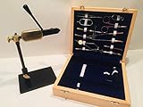FLYCAST - Fly Tying Vice Rotary and FULL SET of tools