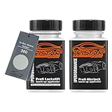 TRISTARcolor Car paint Touch-up pen set for Gen. Motors/Holden 360 Lima Metallic Base coat clear coat 50ml each