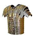 Medieval Roman Lorica Chest Plate Armor Brass Trimmed Segmentata One Size Halloween costumes