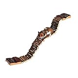 Pet Ting Natural Suspension Bridge Wooden Hamster Gerbil Mouse Cage Pet Ladder