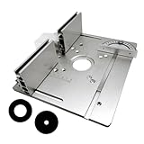 Aluminium Router Table Insert Plate,Woodworking Benches Router Flip Plate Multifunctional Trimming Engraving Table Suitable for Trimming Machine