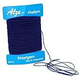 Trimz Darning Wool, Navy, 1x20m