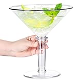 SAIAOKJ 48oz Giant Martini Glass Plastic Clear Extra Large Martini Glass Perfect For Parties Gifts & Home Entertaining(1pcs)