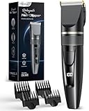 Hair Clippers Men,Professional Hair Trimmer Shaver with LCD Display,Cordless Beard Trimmer Barber Clippers with Ceramic Titanium Blade & Long-Lasting Battery for Men's Haircuts