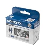 Corefix Spike Heavy Duty Plasterboard Fixings 8 Pack, DIY Kit with M5x40mm Screws. Easy to Install with NO Drill Required. Drywall Anchor, Wall Plug Alternative Suitable for All Plasterboard Types.