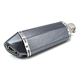 Exhaust muffler Force compatible with Yamaha XJ6 / Diversion/F Silencer Carbon Look