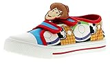 Disney Toy Story Boys Woody & Buzz Blue Canvas Shoes 12 UK Child