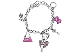 Betty Boop Ladies Cool Breeze Charm with Austrian Crystals Bracelet