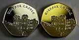 Pair of WINDSOR CASTLE Commemorative Coins 24ct Gold and .999 Silver. Albums/50p Collectors. Great British Castles 2019 Series
