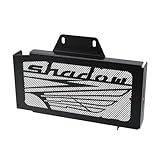 For Honda VT125 Shadow VT 125 1999-2000-2001-2002-2003-2004-2005-2006-2007 Motorcycle Radiator Guard Grille Cover Protector replacements(Black)