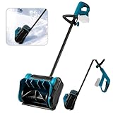 Catolsss Cordless Snow Blower for Makita 18V Battery, Brushless Electric Snow Blower, 1000W, Snow Removal Height up to 30cm, Projection Range 8m, Working Width 30c